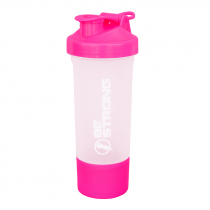 Proteinmax Be Strong 400 ml. Hazneli Shaker Pembe